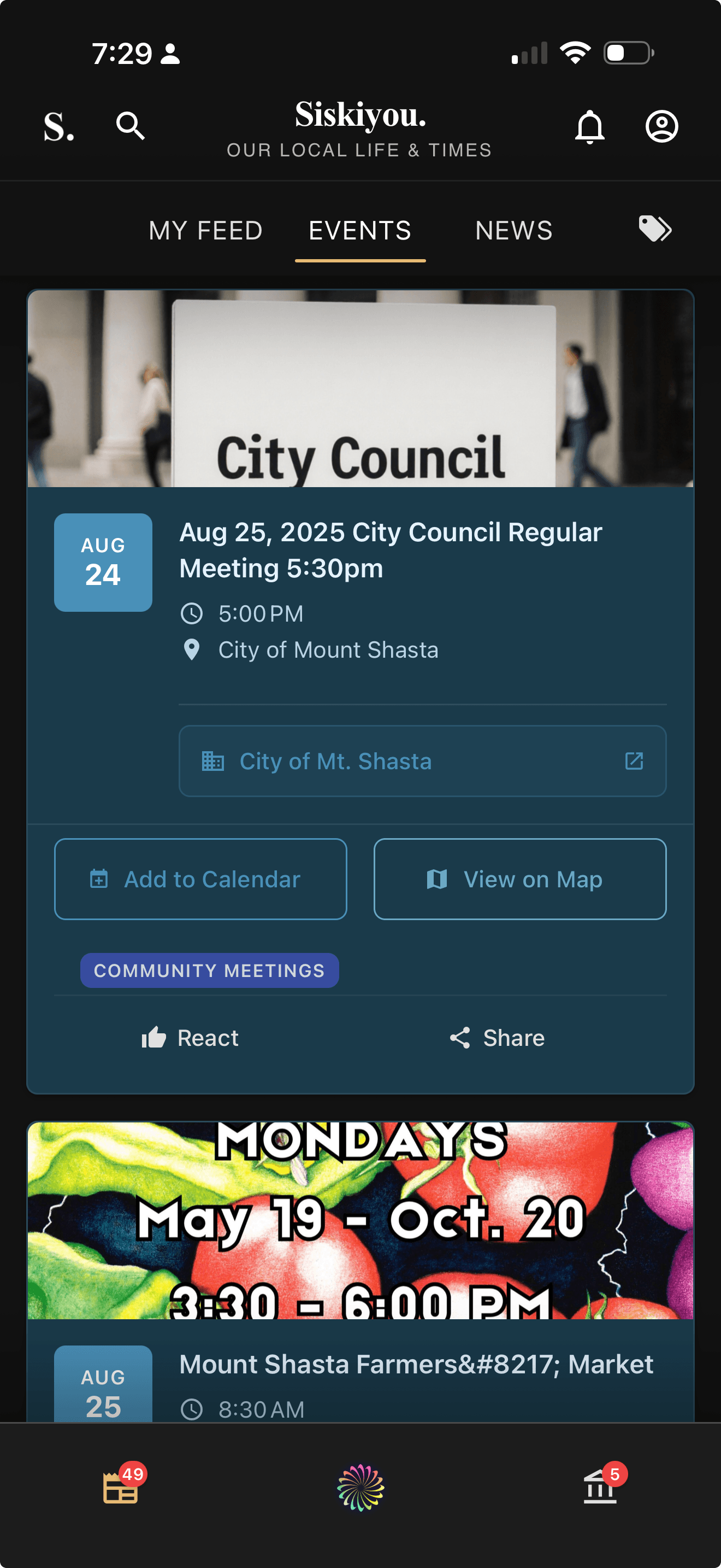 Siskiyou Community App